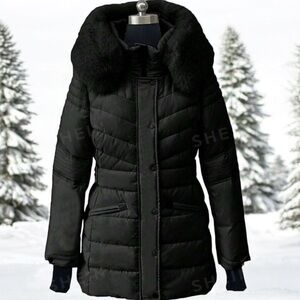 NWT Black Puffer Jacket